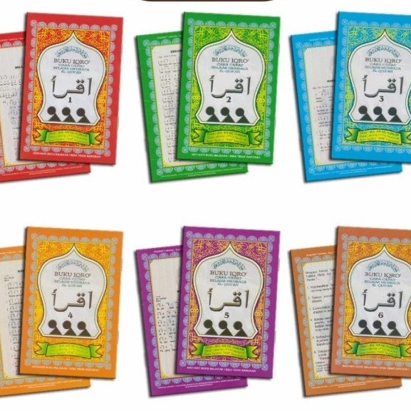 IQRO' KECIL 1 - 6 | BUKU IQRO PRETELAN