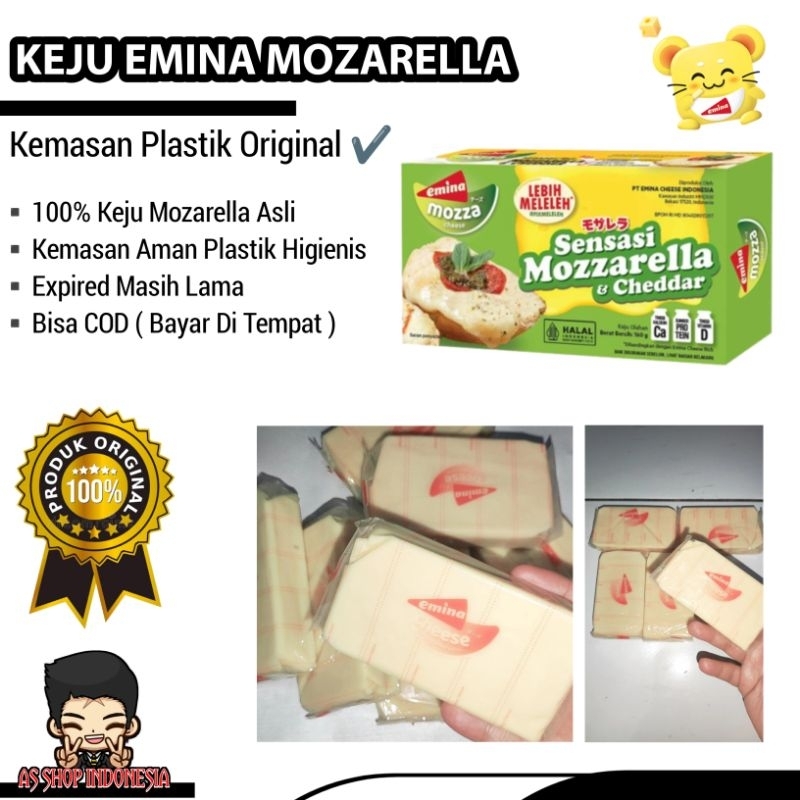 

Keju Emina Mozarella 160gr Termurah