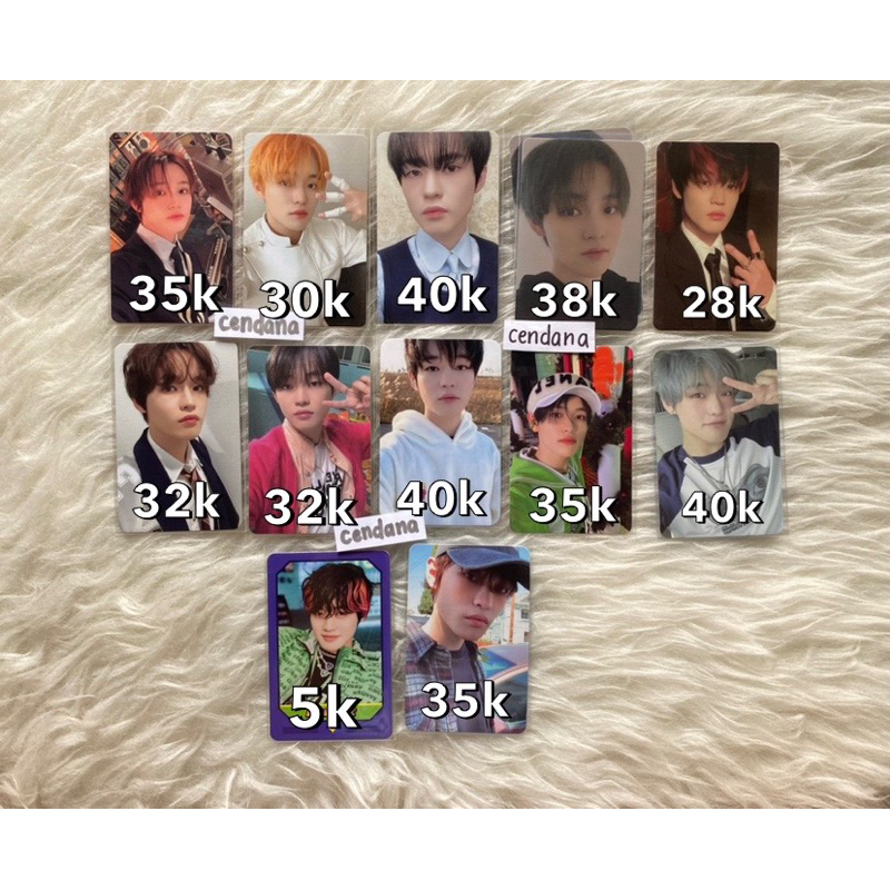 (ready stock) pc photocard zhong chenle nct dream - introvert extrovert qr istj sg23 selca i can't f