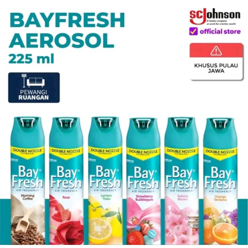Bay Fresh Air Freshener Aerosol pengharum ruangan 225ml