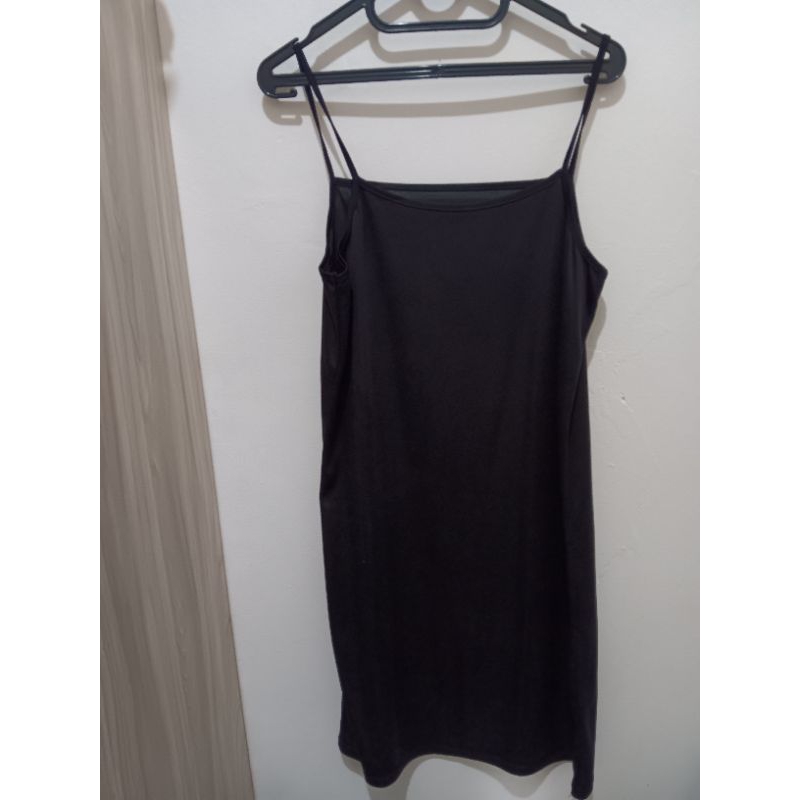 inner dress hitam
