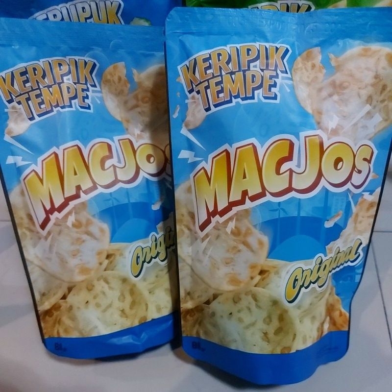 

Keripik Tempe Macjos Rasa Original Murah enak & gurih