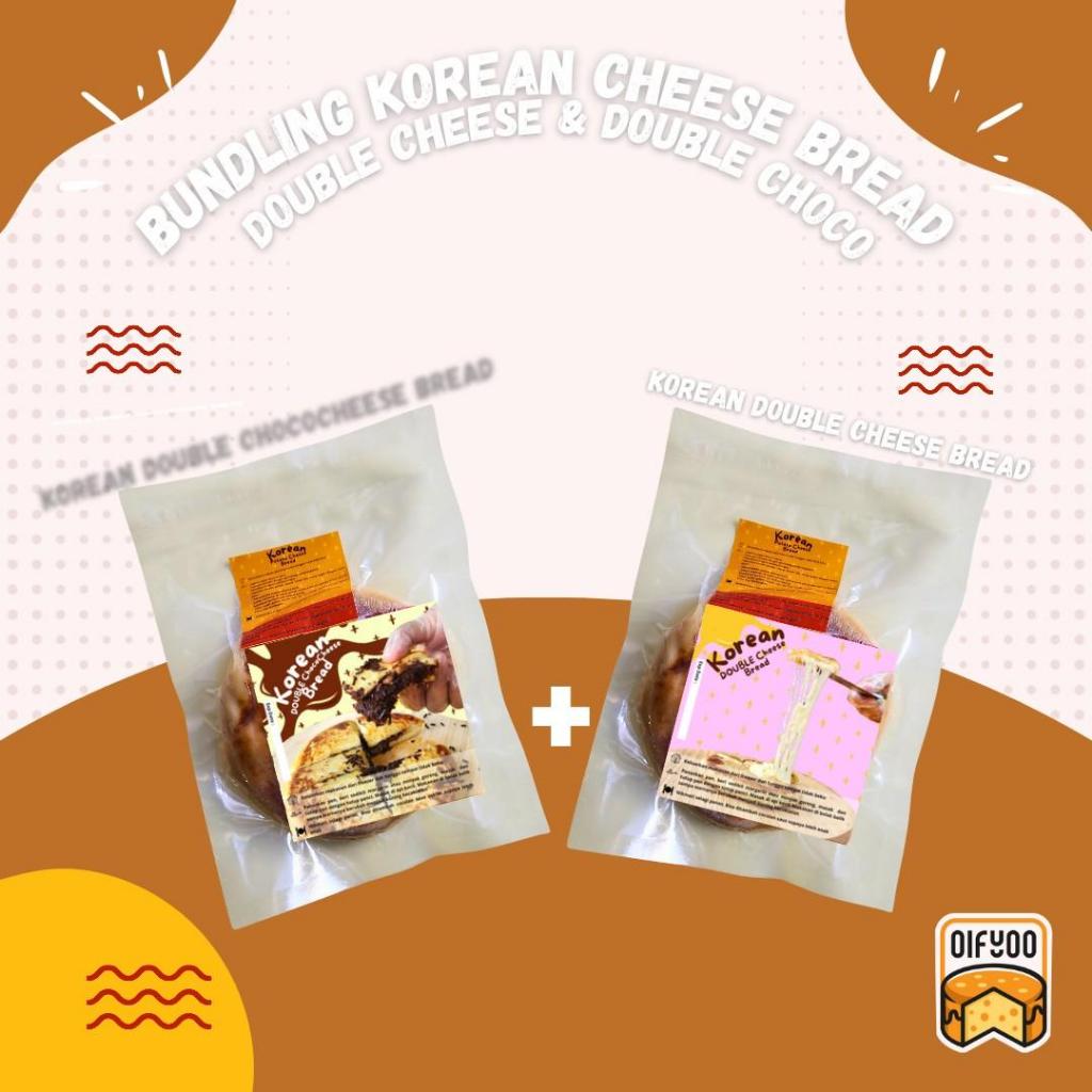 

BUNDLING KOREAN DOUBLE CHOCOCHEESE DAN KOREAN DOUBLE CHEESE BREAD