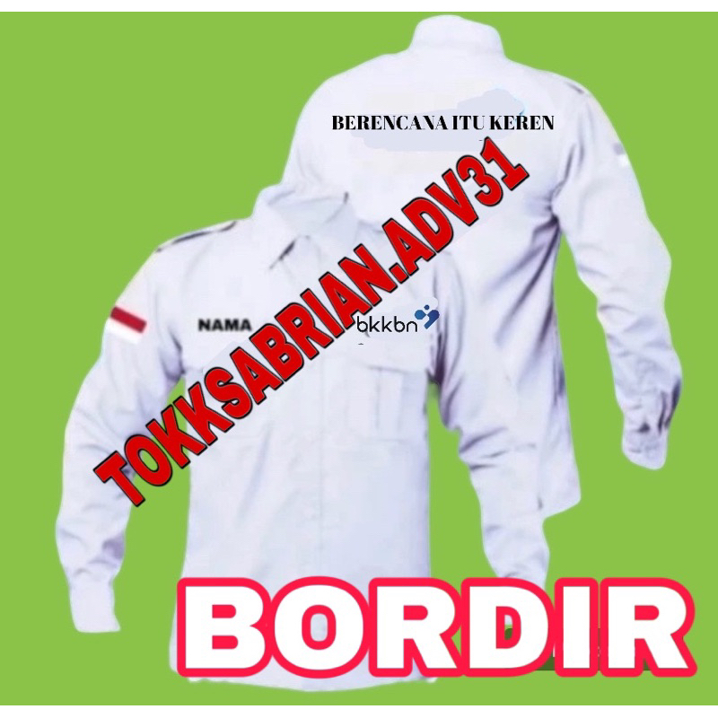 Kemeja bkkbn Baju bkkbn Seragam bkkbn