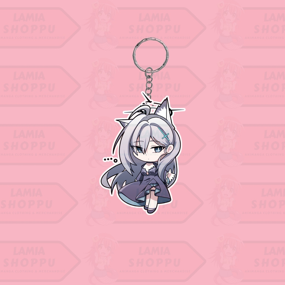 Gantungan Kunci Anime Game Blue Archive Shiroko Terror | Ganci UV Shiroko Alter Blue Archive