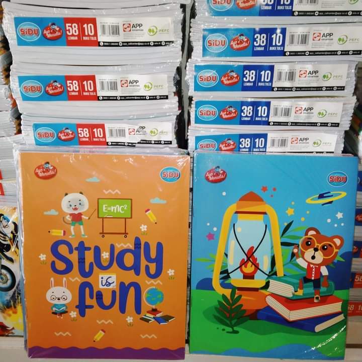 

BUKU TULIS SIDU ISI 10 pack isi 38 lembar
