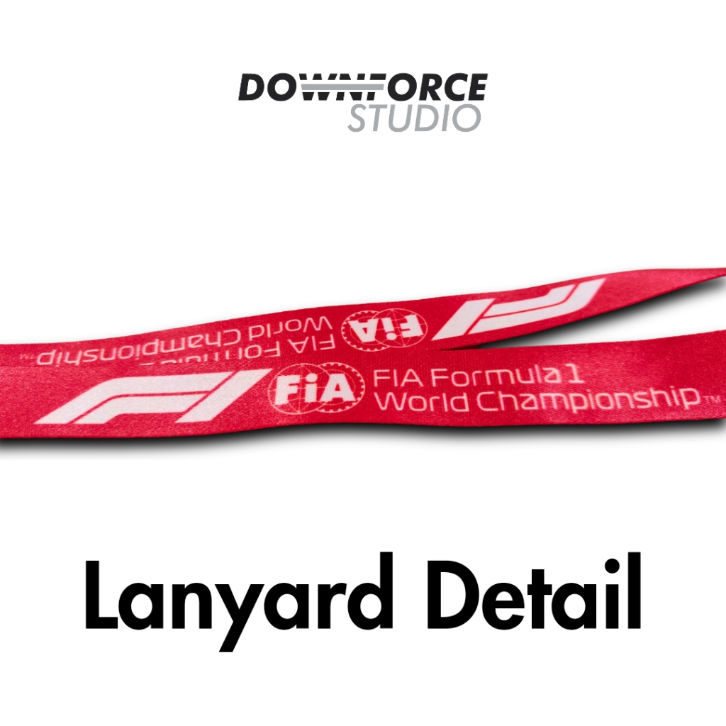 

rtc F1 Lanyard Formula 1 - Lanyard Kartu Akses Kantor Logo Formula One Merah [Downforce Studio]