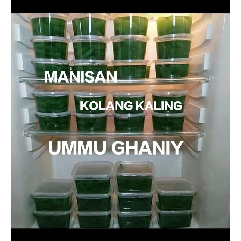 

MANISAN KOLANG KALING DAUN SUJI 100% GULA TEBU