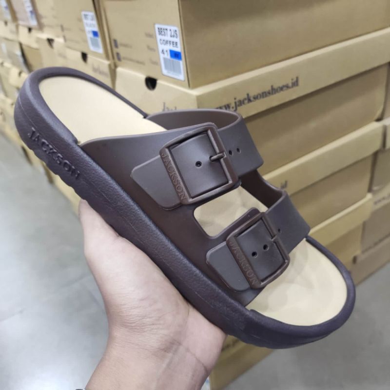 JACKSON ORIGINAL❗Sandal Phylon Slip On Brown Pria/Wanita (UNISEX)