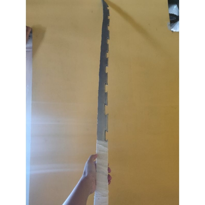 prop nichirin katana pedang inosuke kimetsu no yaiba cosplay