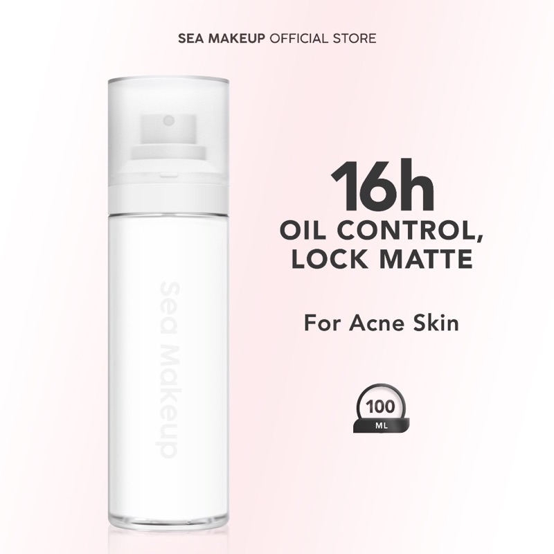 Sea Makeup Lock It Matte Acne Setting Spray / Sea Make up setting spray / sea makeup setting spray