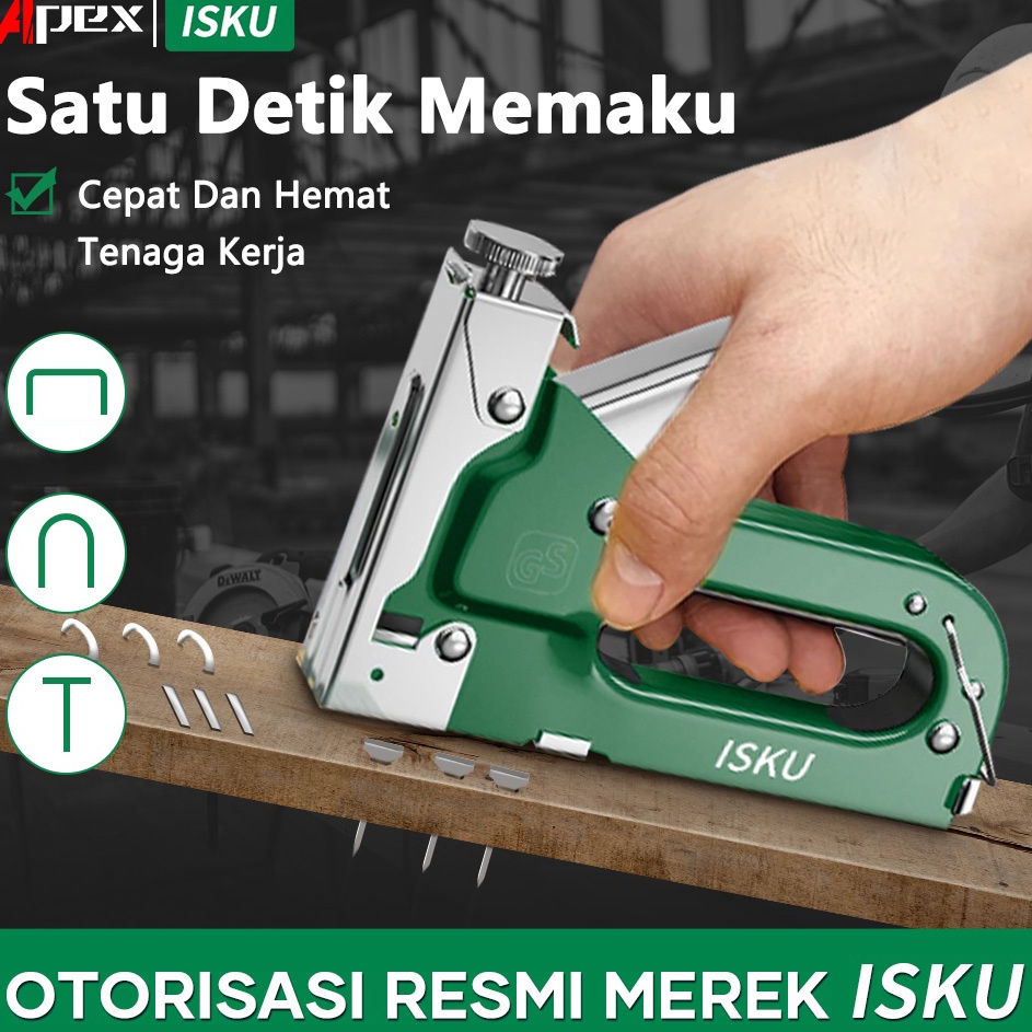 

Terjangkau ISKU Isi Staples tembak jok motorStapler tembak kayu paku steples tembak 3 in 1 tacker Bisa 3 Jenis Staples 1 set