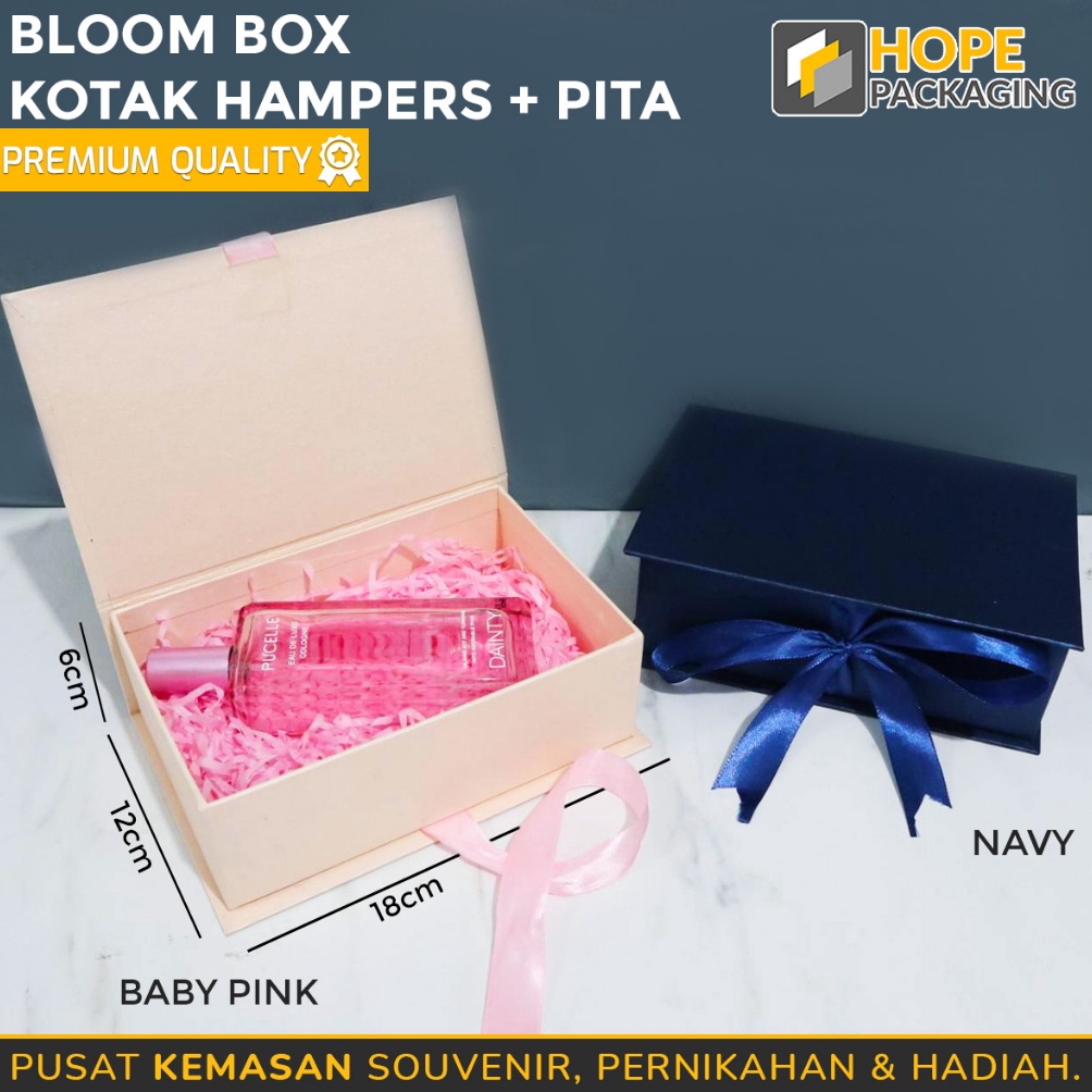

BURUAN SERBU Bloom Box Kotak Hampers Pita Size 18x12x6cm Box Kado Lucu Bentuk Buku Gift Box Kado Ulang Tahun Box Wedding Box Hampers Souvenir Kotak Hadiah