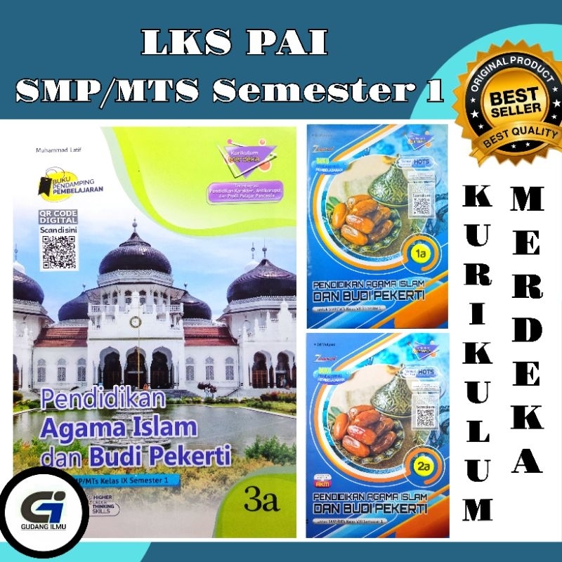 Lks Pendidikan Agama Islam Dan Budi Pekerti / PAI SMP/MTs Kelas 7,8,9 Semester 1 kurikulum merdeka