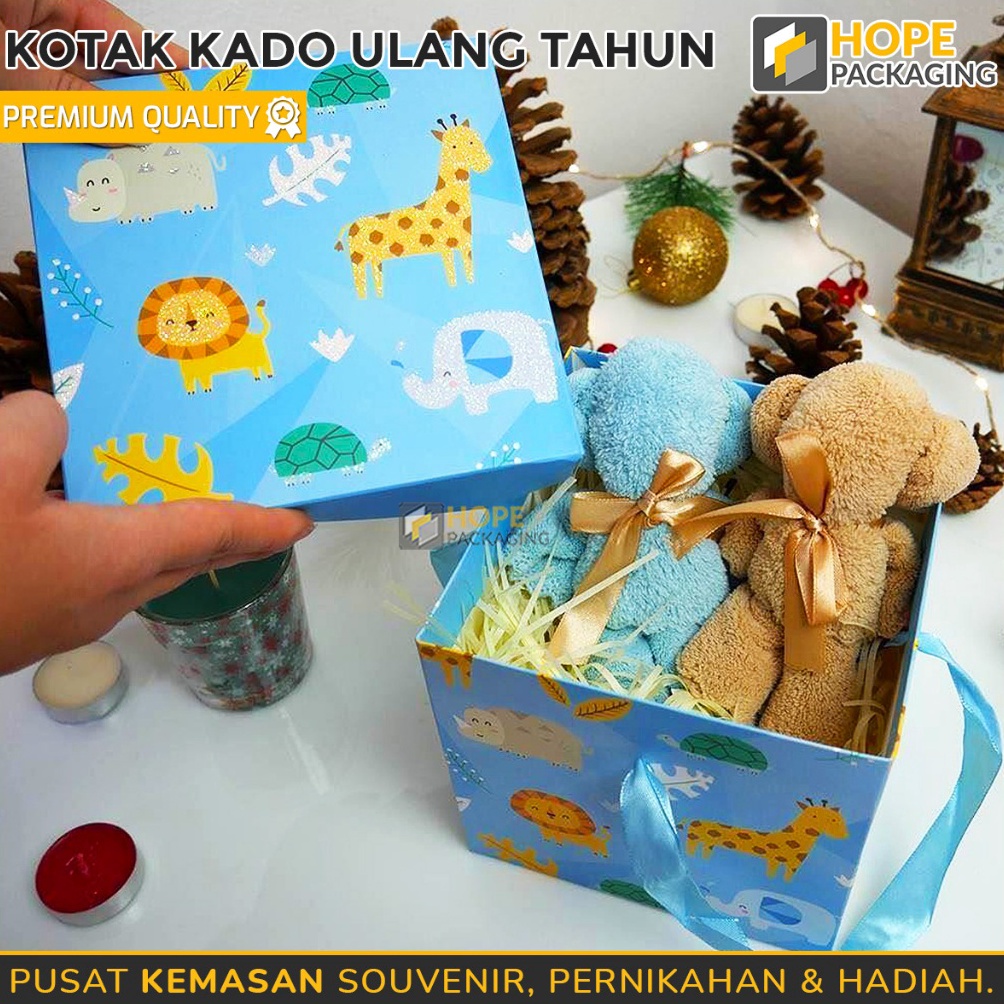 

PERFECT Kotak Kado Ulang Tahun Kotak Hampers Gift Box Souvenir Ultah Paper Box Hampers Baby New Born Tas Kado Paper Gift