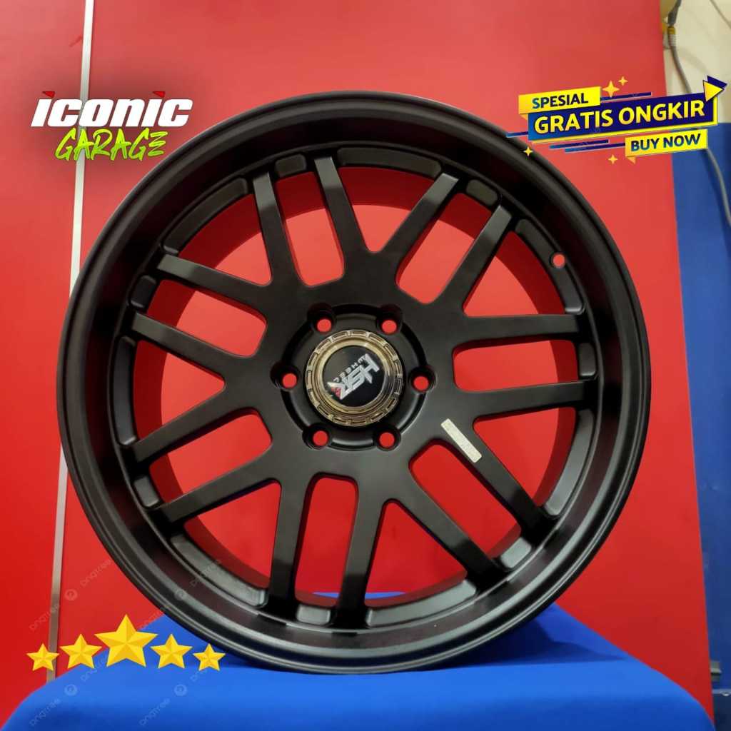 velg mobil pajero,fortuner,hilux,triton,ranger hsr gili hole 6 ring20 original hsr wheel