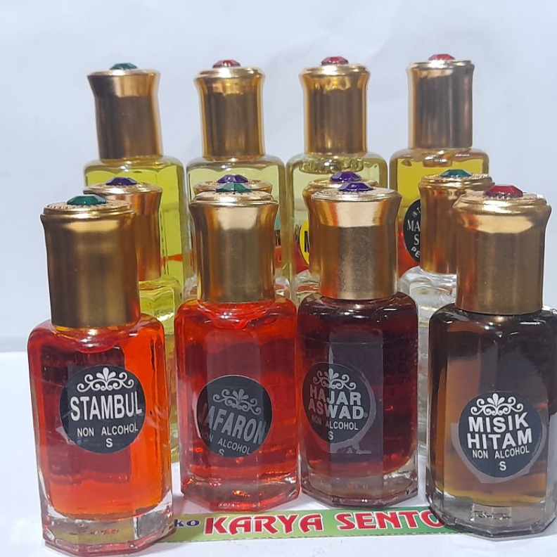 MEGA minyak wangi jafaron sulton melati cendana dll isi 12ml