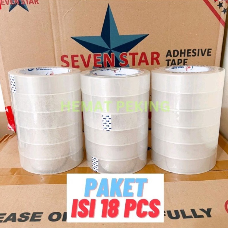 

DASYAT Isolasi Bening Transparan 1 inch isi 18 pcs 24 mm