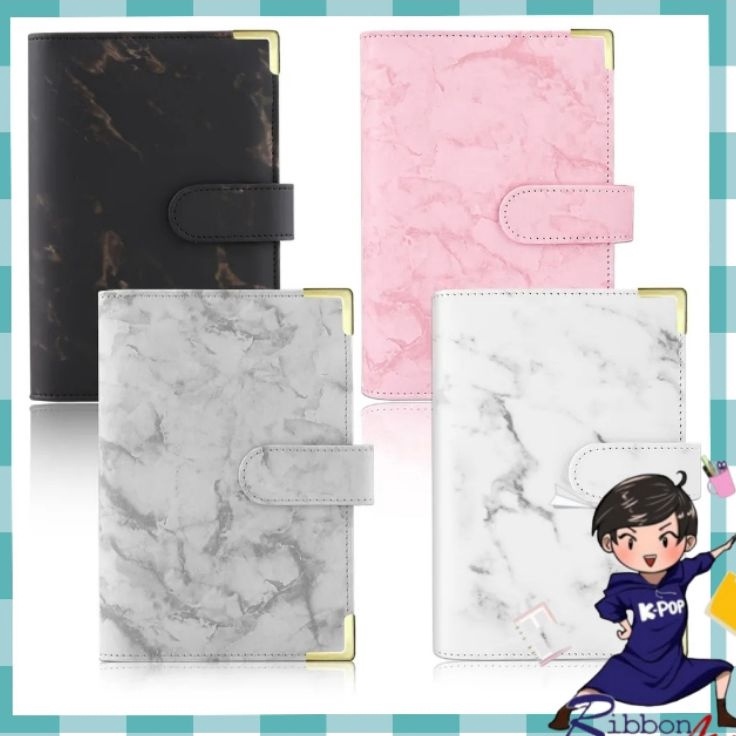 

Grosir A6 Binder Kulit Motif Marmer ury 6 Ring