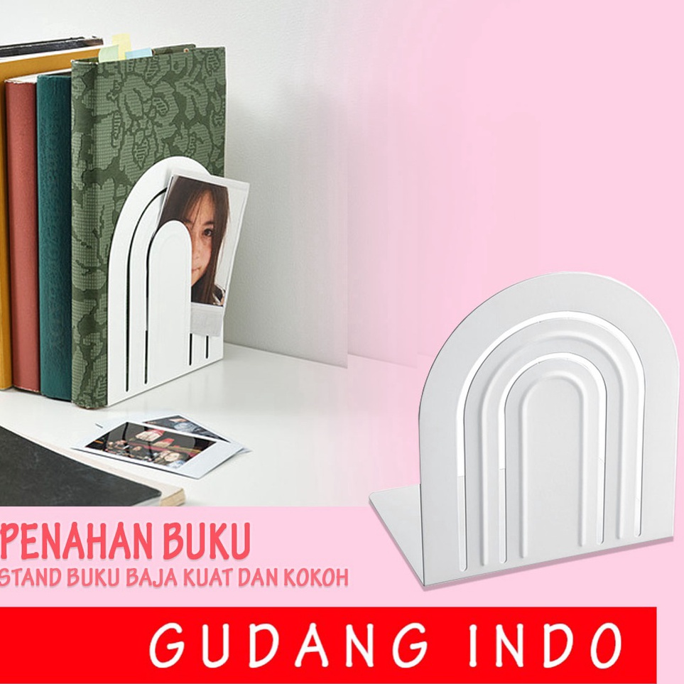 

Produk Penahan buku 15x13 cm stand dekorasi buku