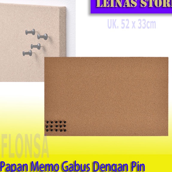 

Papan Gabus Pengumuman 15 Pin tancap Papan Tempel Gabus PAGIS