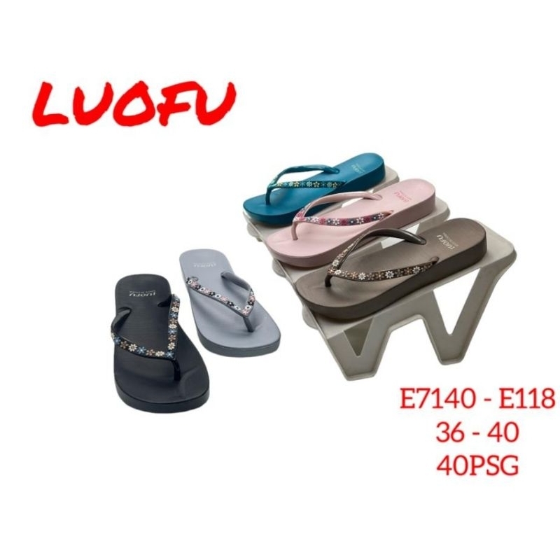 LUOFU 7140 E118 SANDAL JEPIT WANITA/SENDAL JEPIT CEWEK
