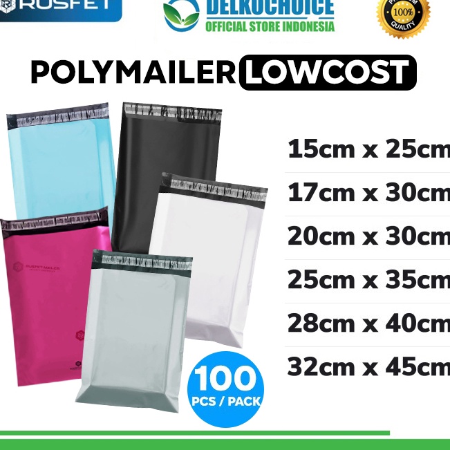 

Plastik Polymailer PACK LOW COST Amplop Packing Polimailer RUSFET