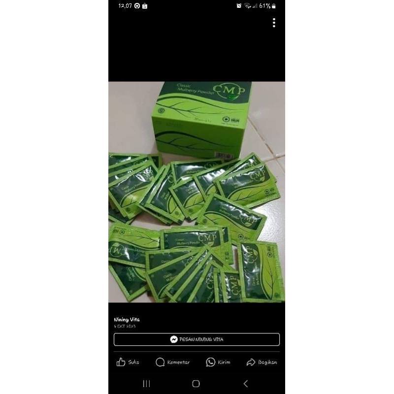 

cmp mulberi minuman saset