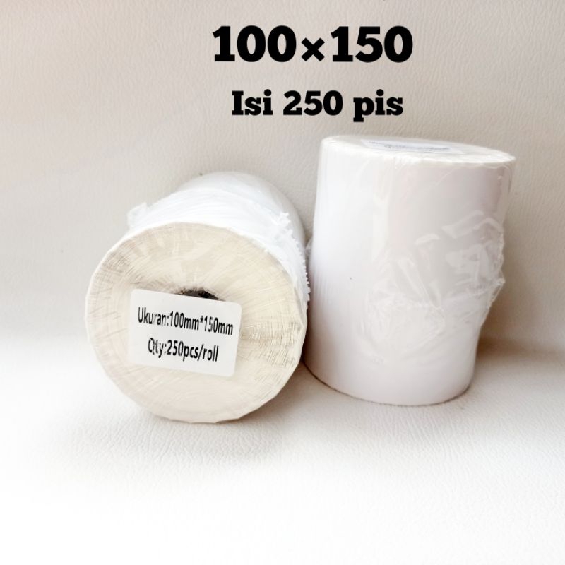 

KERTAS TERMAL/KERTAS LABEL 100×150 ISI 250/KERTAS TERMAL A6