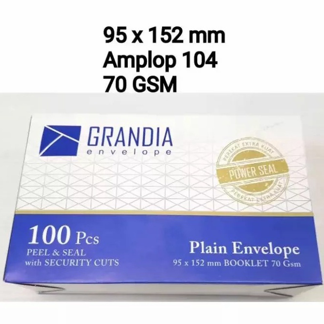 

Suplier1 Amplop Grandia 14 Putih Polos Isi 1 Pcs bukan Paperline