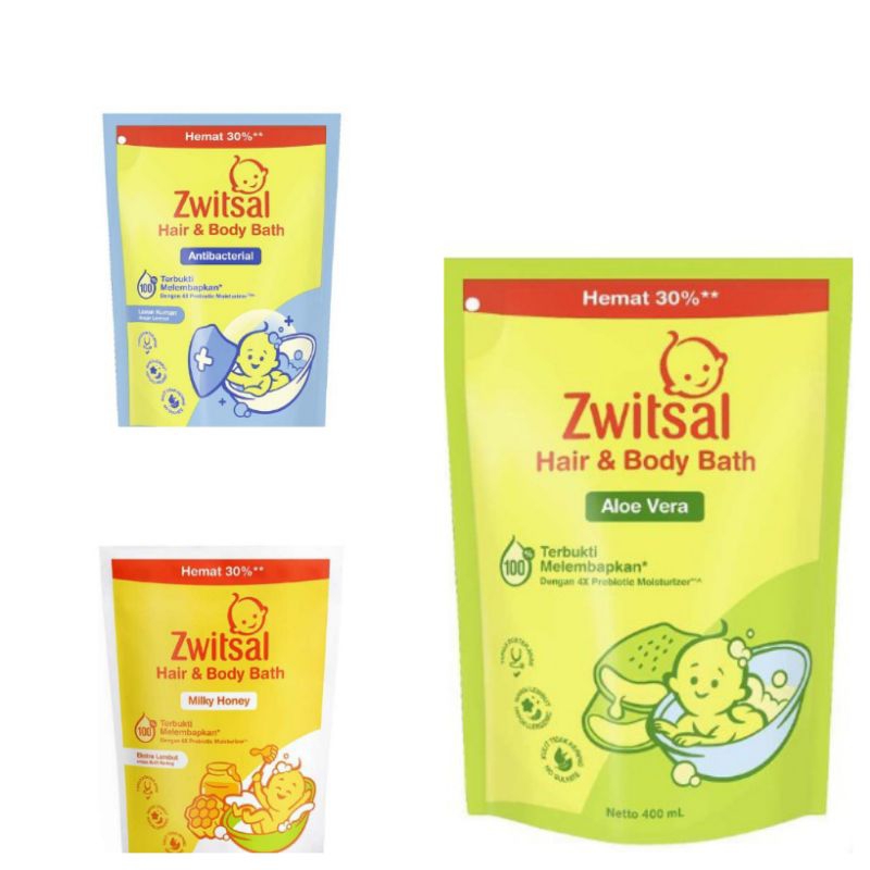 Zwitsal Baby Bath 400ml