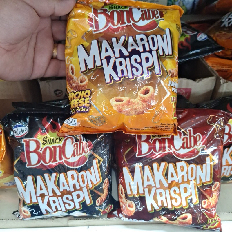 

BONCABE Snack Makaroni Crispy 135gram jumbo pack