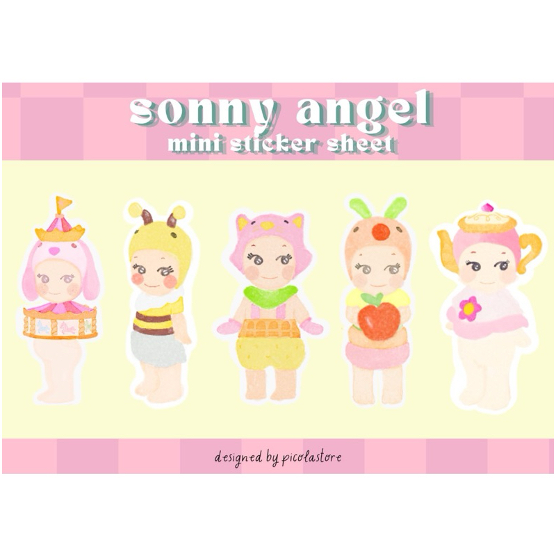 

Sonny Angel Mini Sticker Sheet by @picola.store