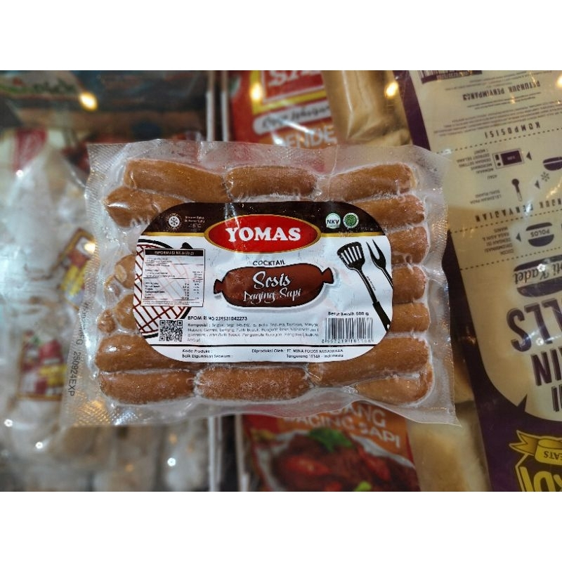 

Yomas Sosis Beef Cocktail 500gram