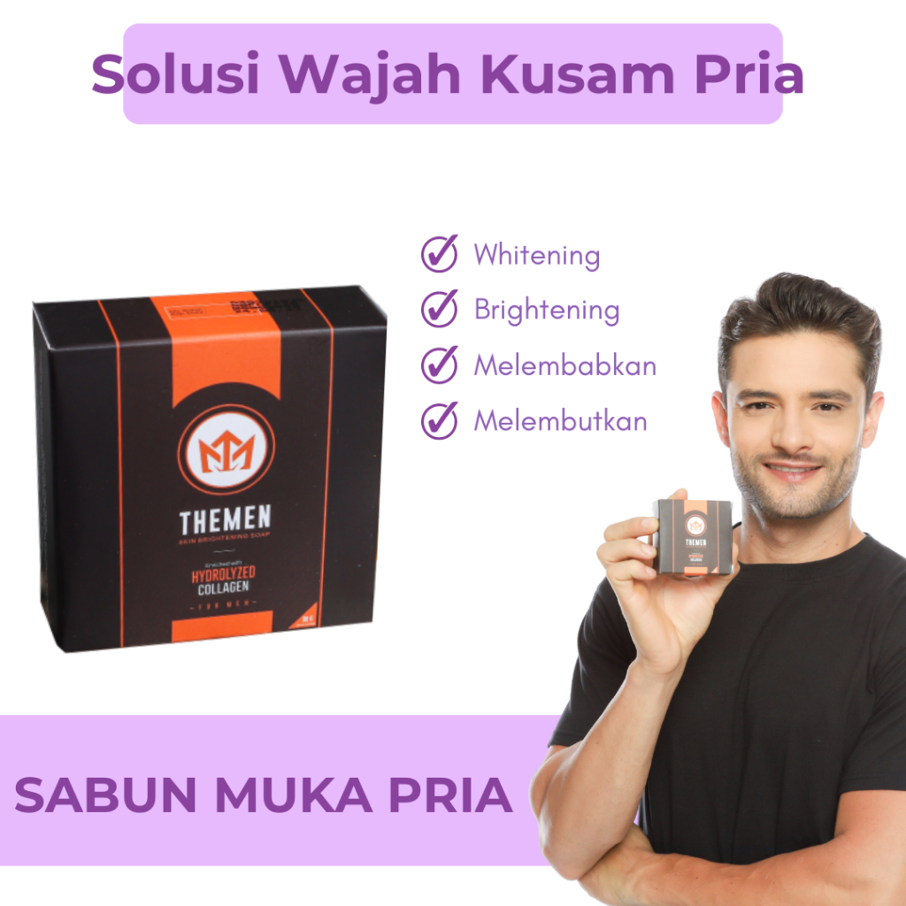 Sabun Pemutih Wajah Pria Pemutih Wajah Bpom Pencerah Wajah Pria Pembersih Wajah Pria Sabun Muka Pria