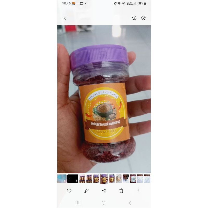 

terasi bubuk matang super