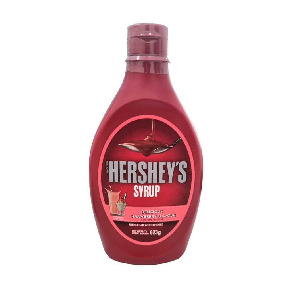 

Hersheys Syrup Delicious Strawberry Flavour Sirup