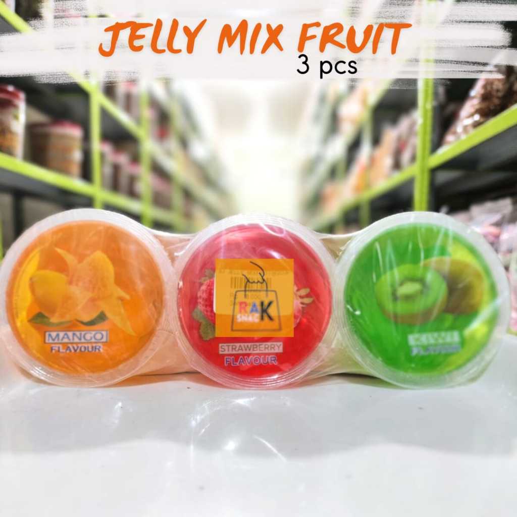 

JELLY MIX FRUIT ISI 3 Berbagai Rasa Buah