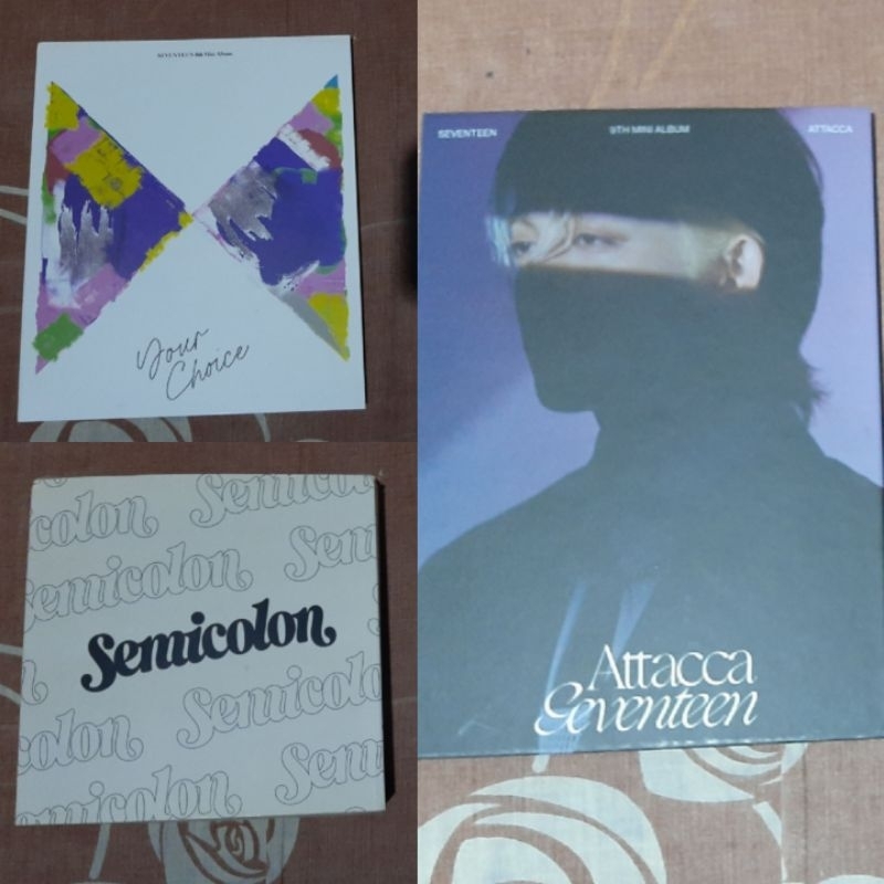 [Official] Seventeen Album Only Your Choice Attacca Carver Semicolon | SVT Album Your Choice One Sid