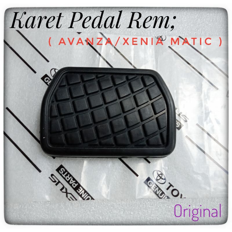 Karet Pedal Rem Avanza Matic 2022 up Karet Pedal Rem Xenia Matic 2022 up Karet Pedal Rem Raize Rocky