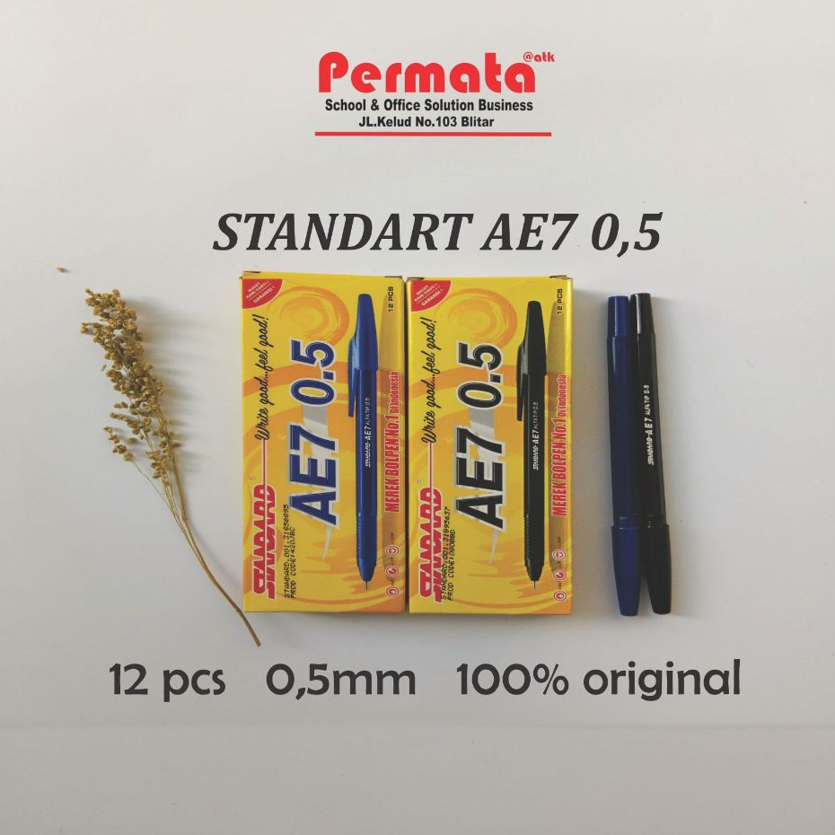 

Pulpen\Bolpoint Standard AE7 0,5 mm (12 PCS)