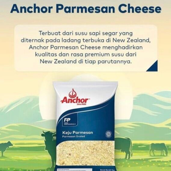 

keju parmesan anchor 250gr