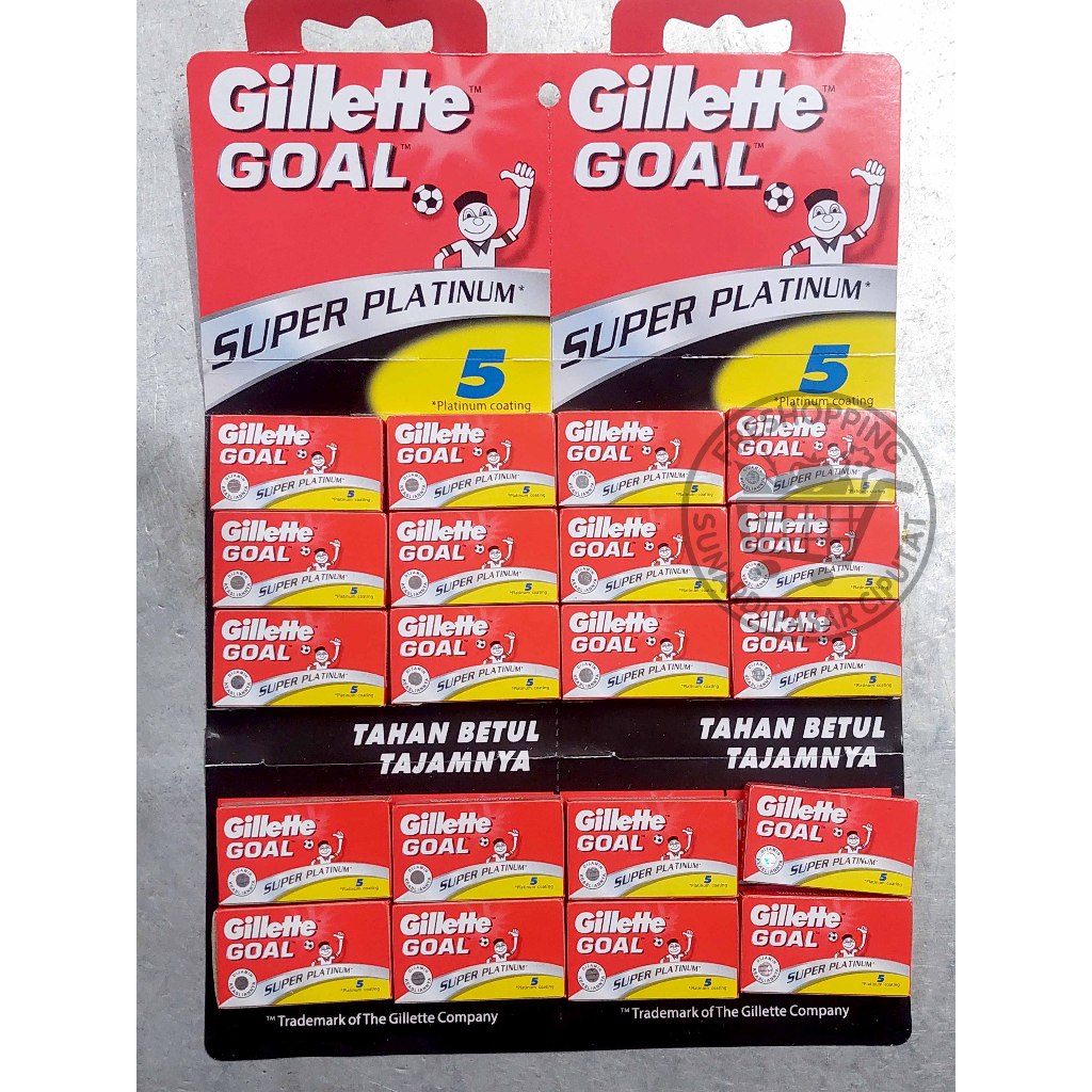 Silet Gillette Goal Super Platinum ORIGINAL