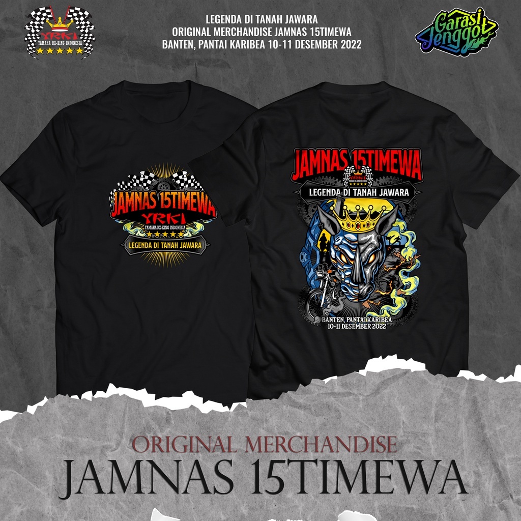 Kaos Jamnas Banten Lengan Pendek Bahan Cotton Combed 24s, Kaos RX King, Apparel Jamnas RX King, Baju