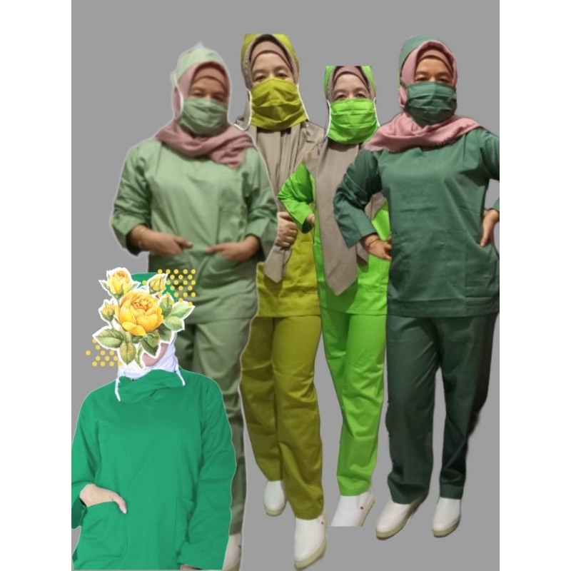 BAJU OKA LENGAN PANJANG EDISI HIJAU