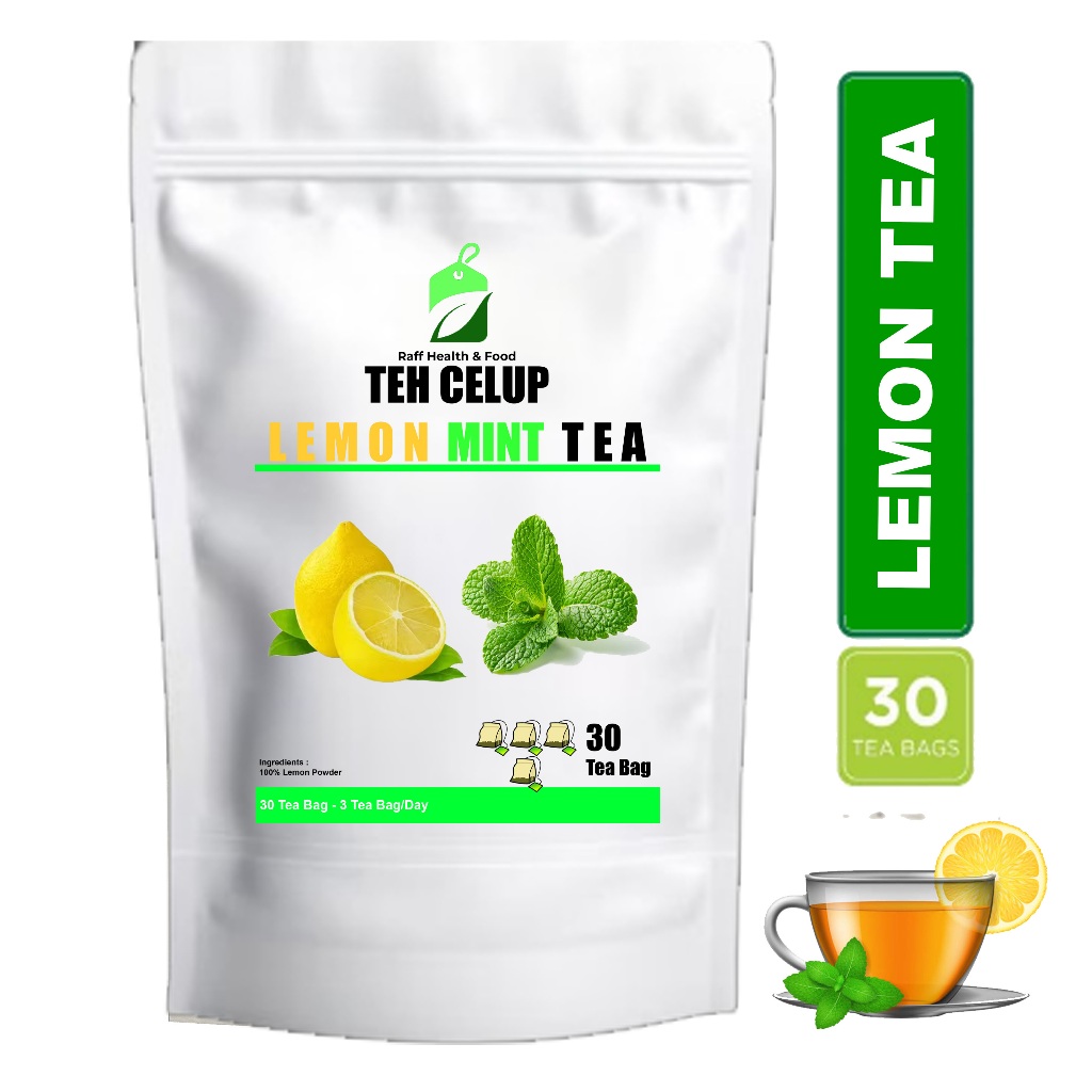 

Lemon Mint Tea Isi 30 Teh Celup Buah Lemon & Daun Mint