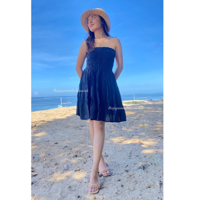 Dres kemben pdk , Dres pantai murah , pakian wanita