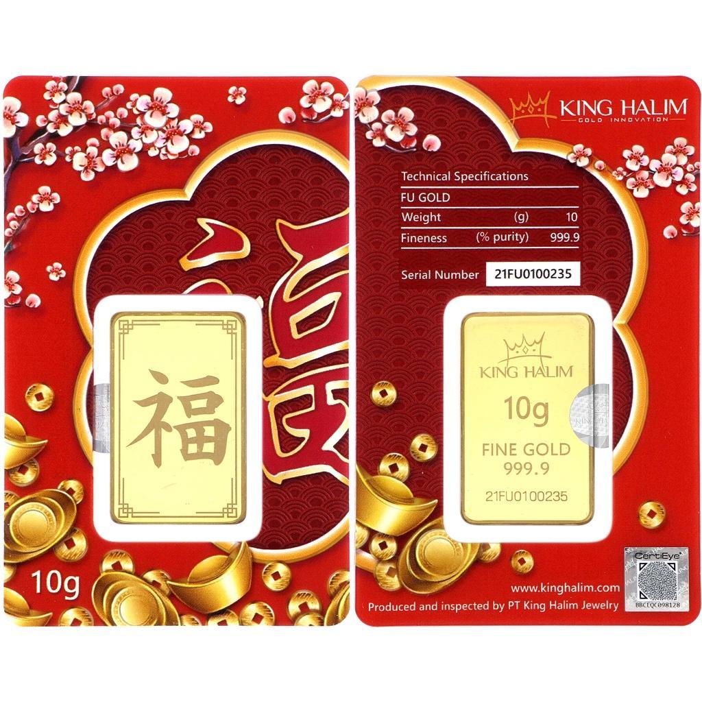 LOGAM MULIA EMAS KING HALIM 10GR - FU