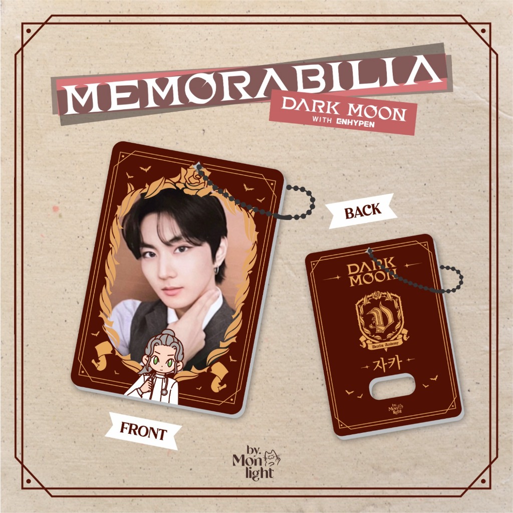 ENHYPEN - DARK MOON MEMORABILIA FANMADE PC HOLDER (Baca Deskripsi)