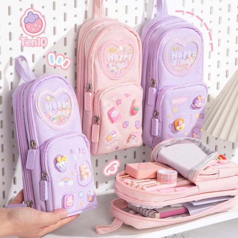 

PENCIL CASE HIASAN GLITTER KARAKTER 3D MODEL TAS LUCU KOREA KAPASITAS BESAR PENCIL CASE / Tempat pensil/tempat pensil kapasitas besar/tempat pensil pvc/model tas lucu korea